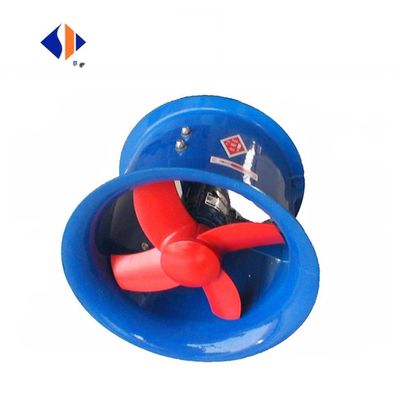 Ventilador de escape de humo axial de alta presión de FRP Ventilador de ventilación con material de palas de plástico