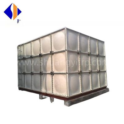 Tanque de FRP/GRP Seccionario Modular de Almacenamiento de Agua Con Tanque Más Bajo Y Sí Limpio