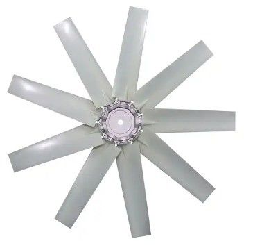 4-10 cuchillas de plástico ventilador de flujo axial para 120/220/380/440/680v torre de refrigeración de voltaje