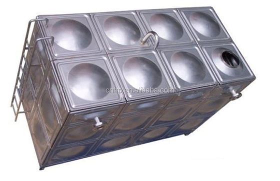 Tiendas de alimentos y bebidas Paneles de almacenamiento de agua de acero inoxidable Tanques de 1 a 1024 m3 de volumen