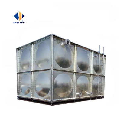 317.8-3020 kg Capacidad de gran volumen industrial SS304/FRP/GRP Tanque de agua con panel extraíble
