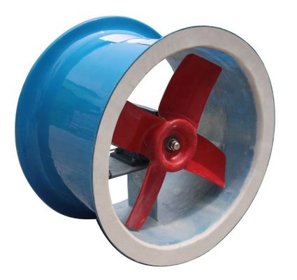Ventilador axial industrial con ventilador no eléctrico para almacén y centro logístico