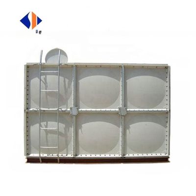 Contenedor de agua GRP seccional modular moldeado 1*1m con ISO horizontal ensambla 5000L/hora