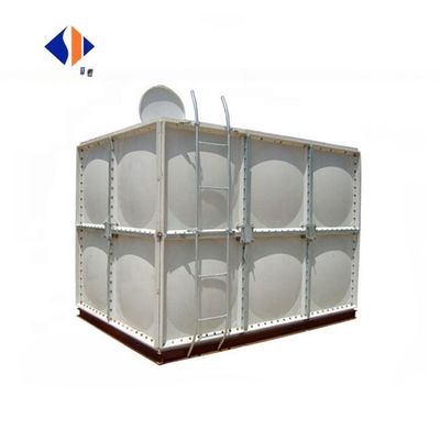 Contenedor de agua GRP seccional modular moldeado 1*1m con ISO horizontal ensambla 5000L/hora
