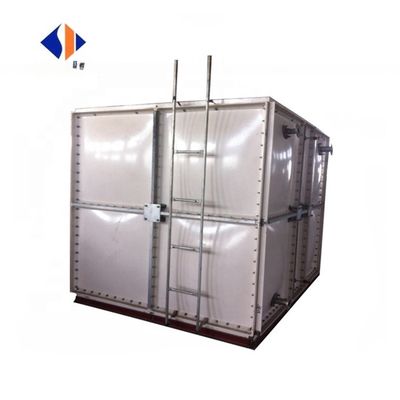Contenedor de agua GRP seccional modular moldeado 1*1m con ISO horizontal ensambla 5000L/hora