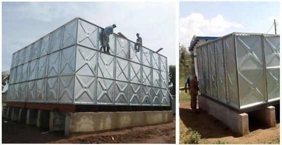 Automatización aislamiento térmico tanques combinados de almacenamiento de agua HDG para la recolección de agua de lluvia
