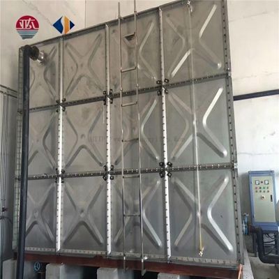 Tanque de almacenamiento de agua de acero galvanizado seccional de 400000 litros AI