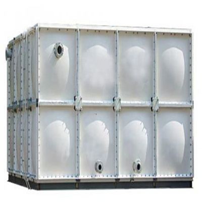 Solución de almacenamiento de agua limpia Tanques de paneles GRP de gran volumen para depósito de plc cubo