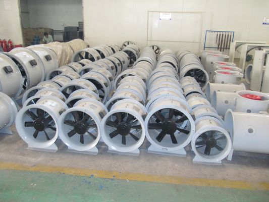 Cuchillas de empuje de ventilador axial de FRP para enfriamiento de gran volumen en aplicaciones industriales