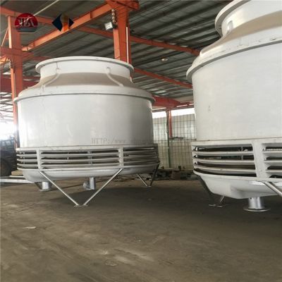 Torre de refrigeración de contraflujo de forma redonda de 50 t de FRP de alta capacidad para uso industrial
