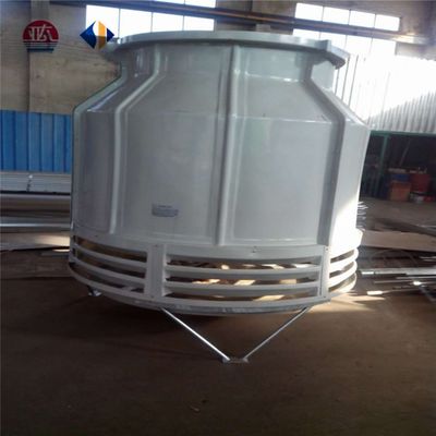 Torre de refrigeración de contraflujo de forma redonda de 50 t de FRP de alta capacidad para uso industrial