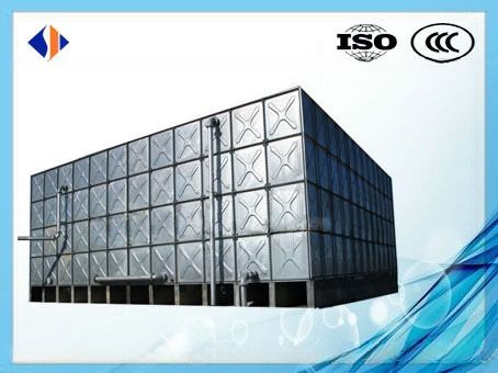 1000 kg Peso HDG Panel de acero galvanizado Tanque de almacenamiento de agua para incendios y necesidades de agua