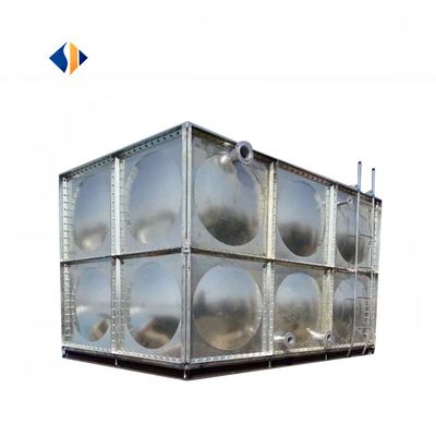 SS304 Tanque de almacenamiento de agua de lluvia de acero inoxidable para soluciones de tratamiento confiables