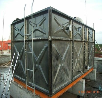 1106-4115 mm Tanques de agua de acero prensados de hierro galvanizado y sumergido en caliente para uso industrial
