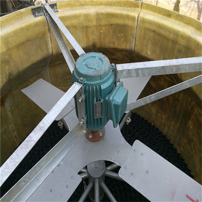 5.5 kw Motor Power Cuadrado de forma Contador de flujo Torre de enfriamiento de agua Diseñado para el enfriador
