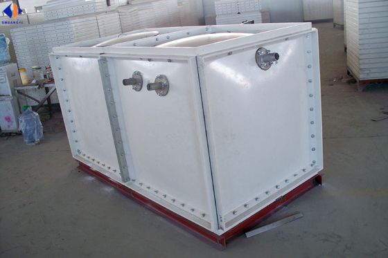10000 litros Gran panel de FRP de grado alimenticio Modular Tanque de almacenamiento de agua Alta resistencia al corte