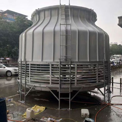 Torre de refrigeración de agua de flujo contrario a la corrosión de FRP para diseño de forma redonda 880 KG