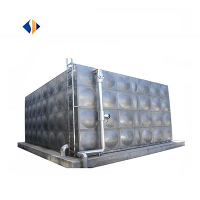 1000L SUS304 Tanque de almacenamiento de agua de acero inoxidable para solución de acuicultura de riego