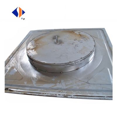 1000L SUS304 Tanque de almacenamiento de agua de acero inoxidable para solución de acuicultura de riego