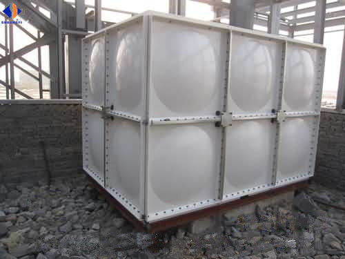50 kg Tanque de agua de panel modular de GRP ligero para el medio ambiente para almacenamiento de agua