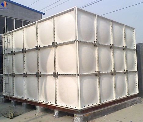 50 kg Tanque de agua de panel modular de GRP ligero para el medio ambiente para almacenamiento de agua