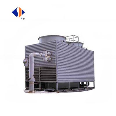 Sistema de torre de enfriamiento de flujo cruzado reforzado con fibra de vidrio FRP con ventilador de flujo axial