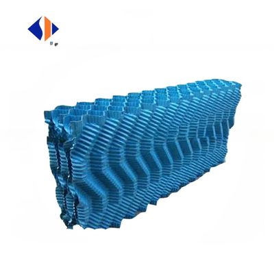 Sistema de torre de enfriamiento de flujo cruzado reforzado con fibra de vidrio FRP con ventilador de flujo axial