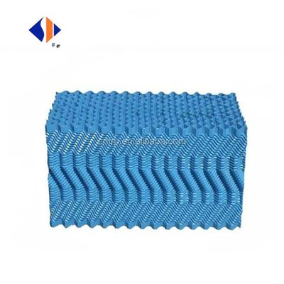 Sistema de torre de enfriamiento de flujo cruzado reforzado con fibra de vidrio FRP con ventilador de flujo axial