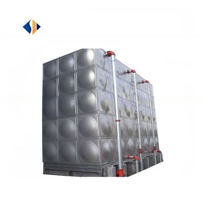 Tanque de agua de acero inoxidable certificado CE 10000 litros con espesor de panel estándar
