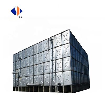 HDG Panel de acero galvanizado Tanque de almacenamiento de agua montado 1000L-150000L Capacidad para granja