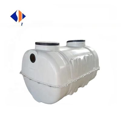 Productividad 50000 L/H Envases sépticos subterráneos de FRP plásticos para el tratamiento de aguas residuales