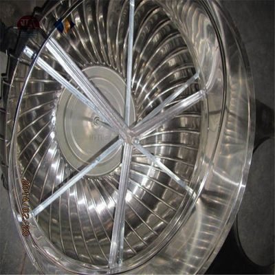 Soporte personalizado ODM 400mm ventilador de escape de techo de tipo no eléctrico con acero inoxidable 304