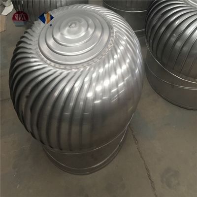 Soporte personalizado ODM 400mm ventilador de escape de techo de tipo no eléctrico con acero inoxidable 304