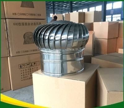 Ventilador de turbina eólica vertical natural montado en el techo para hoteles y almacenes