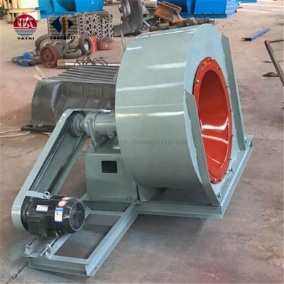 Almacenamiento de fuerza Ventilador centrífugo para ventilación de alta presión 1.1-75kw Curvado hacia atrás