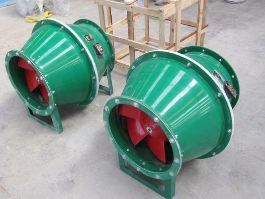 Ventilador de conducto inclinado de alta presión y gran volumen de aire con palas FRP/304/Q235