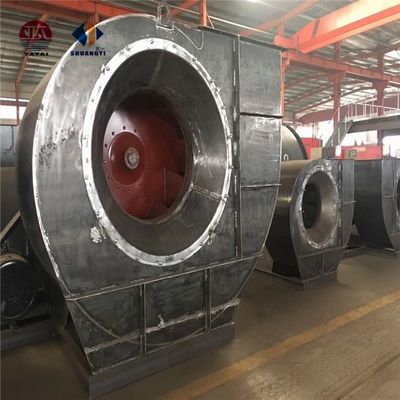 Taller industrial de acero al carbono placa de alta presión centrífuga ventilador para succión grande