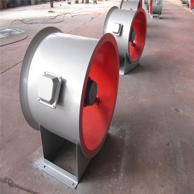 Ventilador axial portátil de escape de humos con pies de montaje y voltaje 380 voltios o según sea necesario