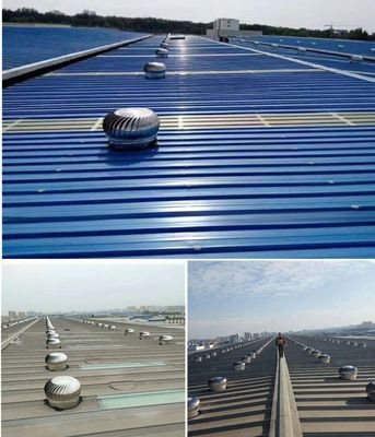 3 pulgadas de alta moda con ventilador turbo de techo con accionamiento de viento sin ventilador de escape de automatización de energía