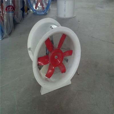 Tipo de ventilador de flujo axial de bajo ruido de plástico de PP fabricado con FRP para ventilación a baja presión