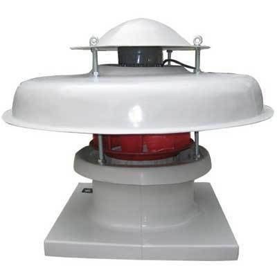 Ventiladores axiales montados en el techo con corriente eléctrica alterna para expulsar polvo húmedo caliente y gases tóxicos