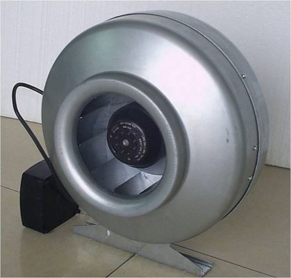 Ventilador de conducto de acero de 150 mm 160 mm Centrífugo para ventilación industrial