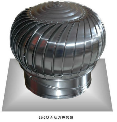 El ventilador de techo de plata de autoconducción de acero inoxidable Frp de techo de plástico de turbina de turbo ventilador hecho