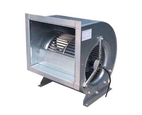 Aire acondicionado de entrada doble ventilador extractor centrífugo con material de hoja de acero
