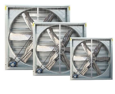 Ventilador de extracción de aire acondicionado de 48 pulgadas montado en la pared con ventilación de invernadero de Siemens Motor Silver
