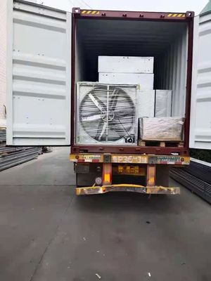 Ventilador de extracción de aire acondicionado de 48 pulgadas montado en la pared con ventilación de invernadero de Siemens Motor Silver
