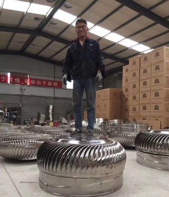 Ventilador de escape de turbina de ventilación de techo impulsado por viento personalizado para una eficiencia óptima