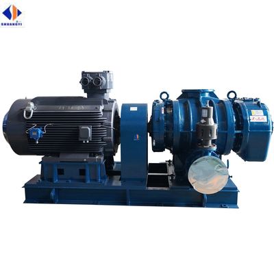 Motor de hierro fundido 0,75-90kw Modelo 200 Soplador de raíces de tres lóbulos para aplicaciones industriales