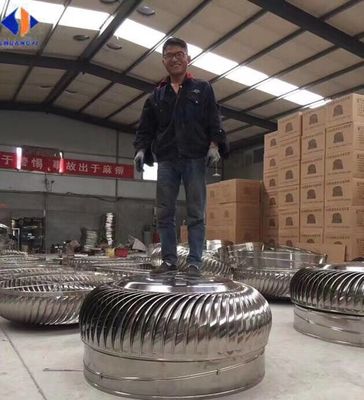 Ventilador de turbina de techo de acero inoxidable 304 sin motor de potencia y voltaje personalizado
