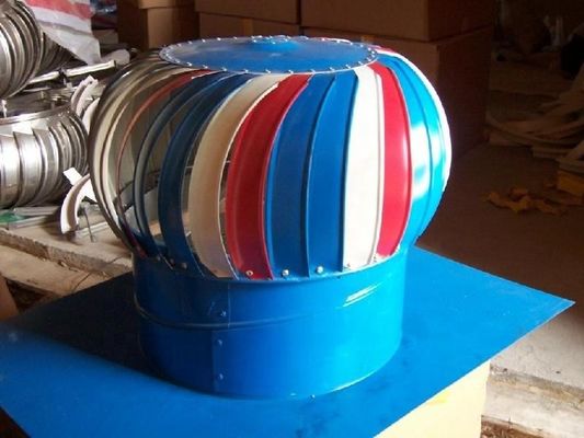 2-11.3 kg Ventilador de turbina de pájaros giratorios impulsados por el viento para ventilación de almacenes de montaje en el techo